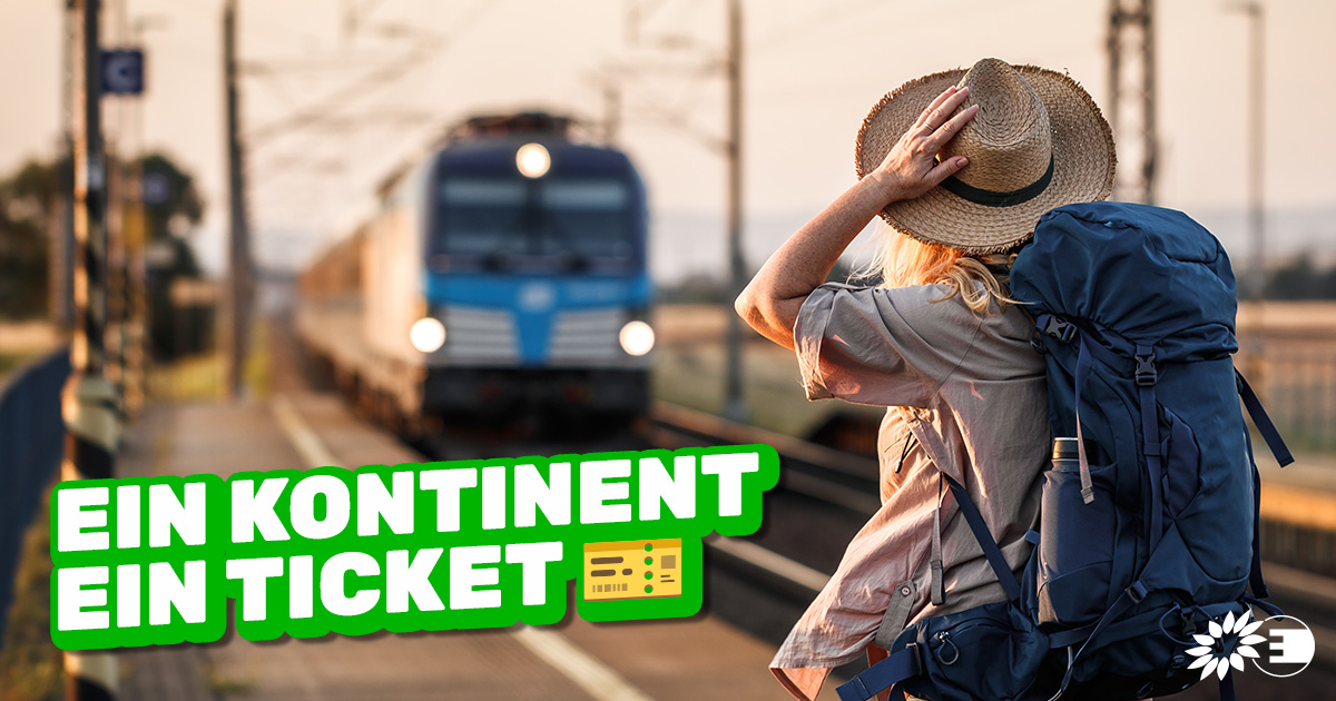 Ein Kontinent, ein Ticket 🚅 - Actions GreensEFA